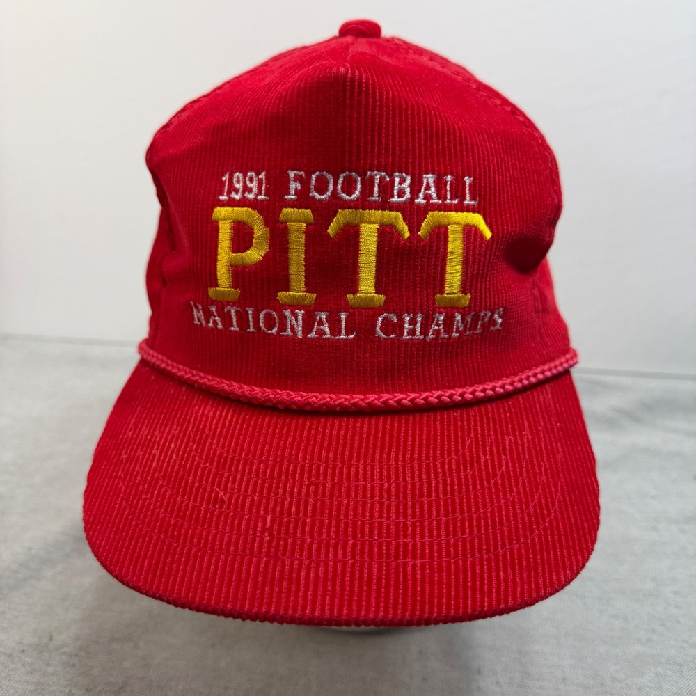 Pittsburgh State Gorillas Football Hat Mens 1991 National Champs Corduroy